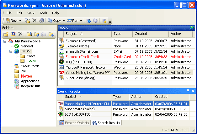 Aurora Password Manager